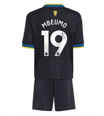 Manchester United Bryan Mbeumo #19 Tredjetrøje Børn 2025-26 Kortærmet (+ Korte bukser)